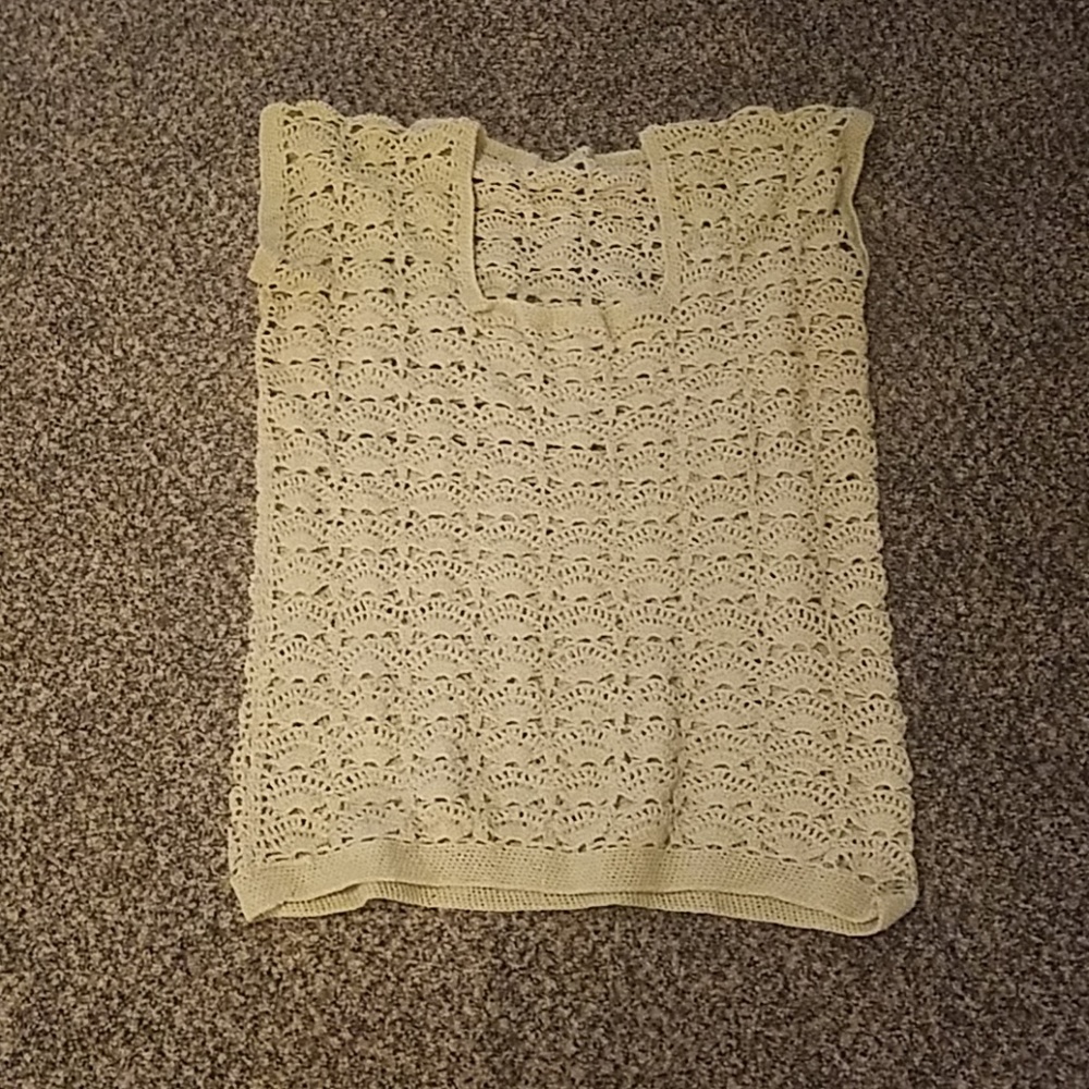 Vintage Crochet Handmade Top